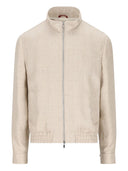 Brunello Cucinelli Blousonjacke aus Seidenmischung