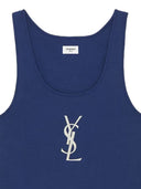 Saint Laurent Logo Cotton Tank Top