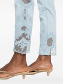 Jeans in denim ricamato Ermanno Scervino