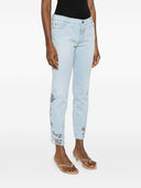 Jeans in denim ricamato Ermanno Scervino