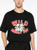 Kenzo T-shirt en coton tigre sauvage