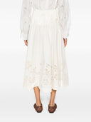 Forte Forte Embroidered Cotton Skirt