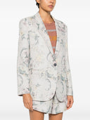 Giacca blazer stampata Forte Forte
