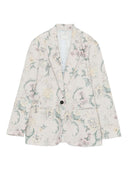 Giacca blazer stampata Forte Forte