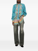 Pierre Louis Mascia Printed Silk Shirt