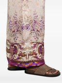 Pantaloni Pierre Louis Mascia in Seta Stampata
