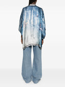 Kimono in seta stampata Pierre Louis Mascia