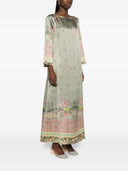 Robe en soie imprimée Pierre Louis Mascia