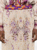 Pierre Louis Mascia Printed Silk Skirt