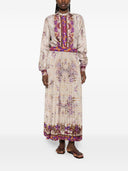 Pierre Louis Mascia Printed Silk Skirt