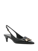 Sergio Rossi Leather Slingback Pumps