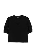Pull à col rond en coton Emporio Armani