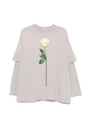 Acne Studios T-shirt imprimé superposé