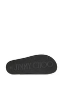 Jimmy Choo Fayence-Ledersandalen