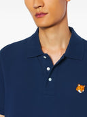 Maison Kitsune' Fox Head Cotton Polo Shirt
