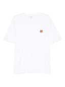 Maison Kitsune' Fox Head Baumwoll-T-Shirt