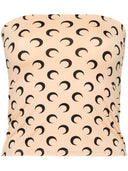 Marine Serre Moon Bustier Top