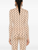 Marine Serre Moon Crewneck Top