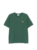 T-shirt in cotone con testa di volpe Maison Kitsune