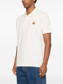 Maison Kitsune' Fox Head Cotton Polo Shirt