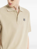 Polo Maison Kitsune' in cotone con testa di volpe