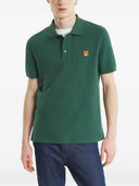 Polo Maison Kitsune' in cotone con testa di volpe