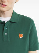 Polo Maison Kitsune' in cotone con testa di volpe