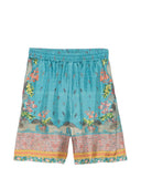 Pierre Louis Mascia bedruckte Seidenshorts