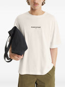 Camiseta de algodón con logo de Maison Kitsune