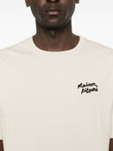 Maison Kitsune' Handwriting Cotton T Shirt
