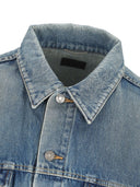 Giacca camionista in denim Saint Laurent