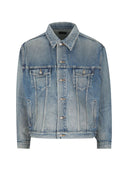 Giacca camionista in denim Saint Laurent