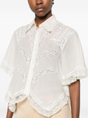 Ermanno Scervino 刺绣棉质衬衫