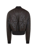 Moncler X Rick Owens Leather Bomber Jacket
