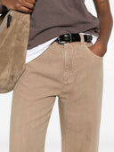 Pantaloni Brunello Cucinelli in Misto Cotone e Lino