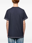 Ganni Raspberry Cotton T Shirt