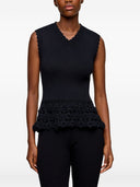 Ganni Crochet Cotton Vest