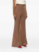 Stella Mc Cartney Wollhose mit ausgestelltem Bein