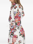 Dolce & Gabbana Camisa De Algodón Con Estampado De Flores