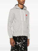 Kapuzenpullover aus Baumwolle von Comme Des Garcons mit Reißverschluss