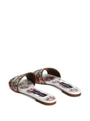 Dolce & Gabbana Embroidered Flat Sandals