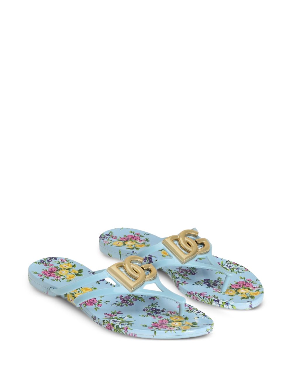Dolce & Gabbana Dg 徽标夹趾凉鞋