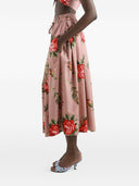 Dolce & Gabbana Roses Bouquet Long Skirt