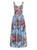 Dolce & Gabbana Flower Print Long Dress