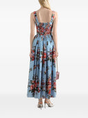 Dolce & Gabbana Flower Print Long Dress