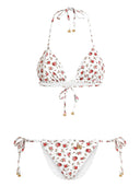 Dolce & Gabbana Roses Print Bikini Set