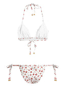 Dolce & Gabbana Roses Print Bikini Set