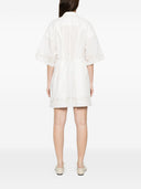 Forte Forte Embroidered Cotton Shirtdress