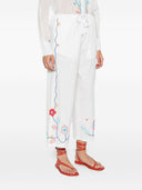 Forte Forte Embroidered Cotton Trousers