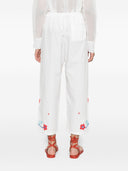 Forte Forte Embroidered Cotton Trousers